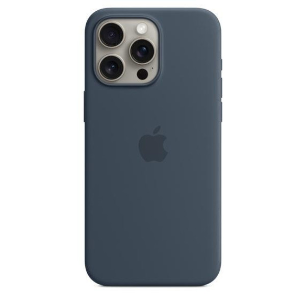 Чехол для смартфона Apple iPhone 15 Pro Max Silicone Case with MagSafe - Storm Blue (MT1P3)
