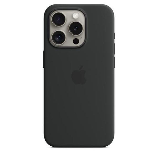Чехол для смартфона Apple iPhone 15 Pro Silicone Case with MagSafe - Black (MT1A3)