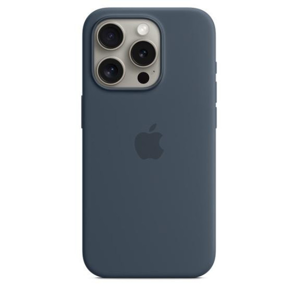 Чехол для смартфона Apple iPhone 15 Pro Silicone Case with MagSafe - Storm Blue (MT1D3)