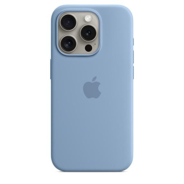 Чехол для смартфона Apple iPhone 15 Pro Silicone Case with MagSafe - Winter Blue (MT1L3)
