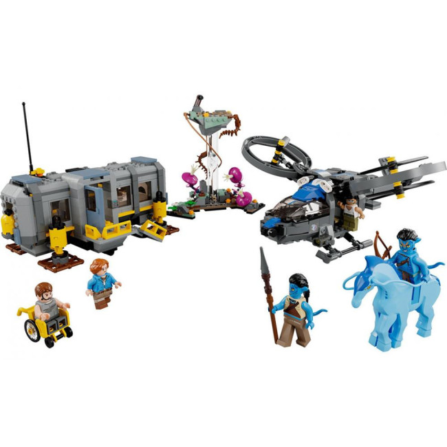Блоковий конструктор LEGO Avatar Горі Алілуя: 26-а ділянка та вантажний конвертоплан «Самсон» (75573)