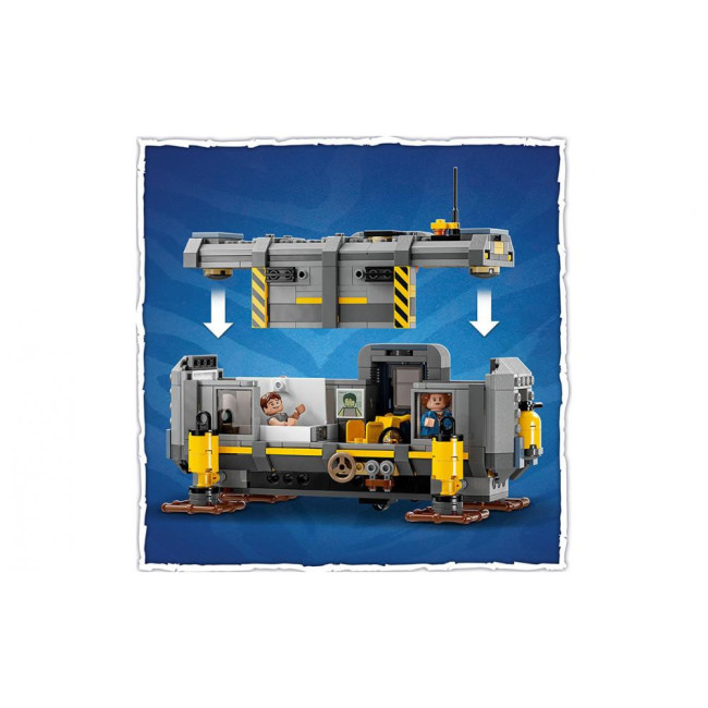 Блоковий конструктор LEGO Avatar Горі Алілуя: 26-а ділянка та вантажний конвертоплан «Самсон» (75573)