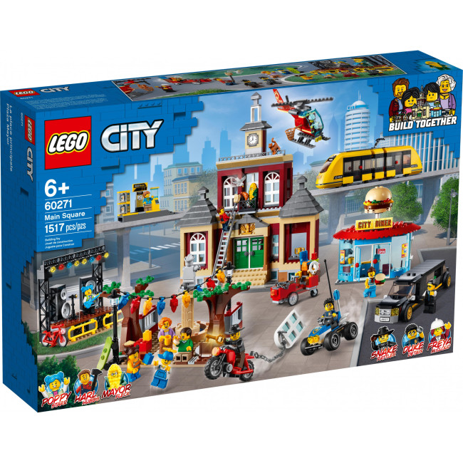 Блочный конструктор LEGO City Главная площадь (60271)