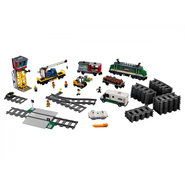 Блочный конструктор LEGO City Грузовой поезд (60198)