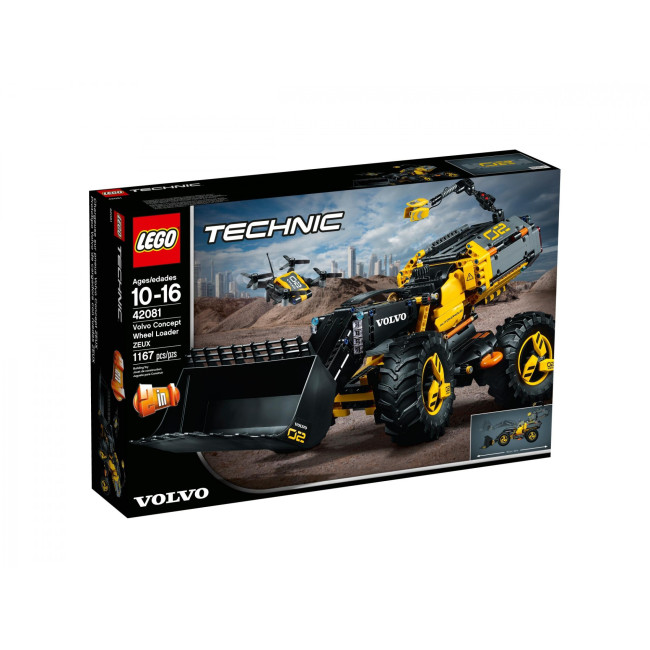 Авто-конструктор LEGO Technic VOLVO колёсный погрузчик ZEUX (42081)