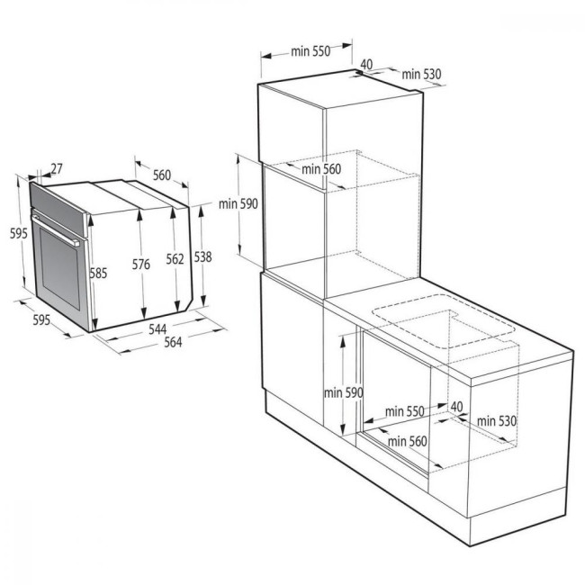 Духовой шкаф Gorenje BOS67371SYW