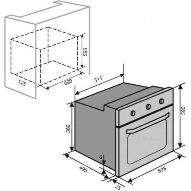 Ventolux EO60TC-6P FBG TLC