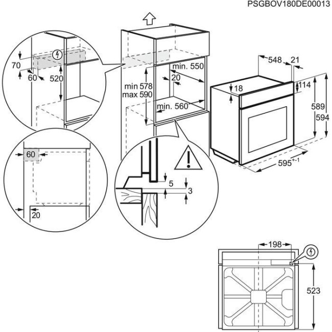 Electrolux EOC8P39WX