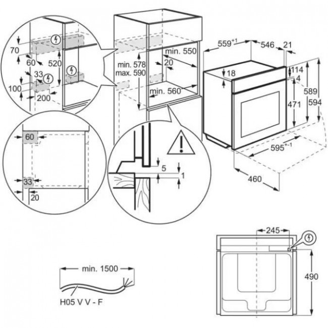 Electrolux EOC9P31WX