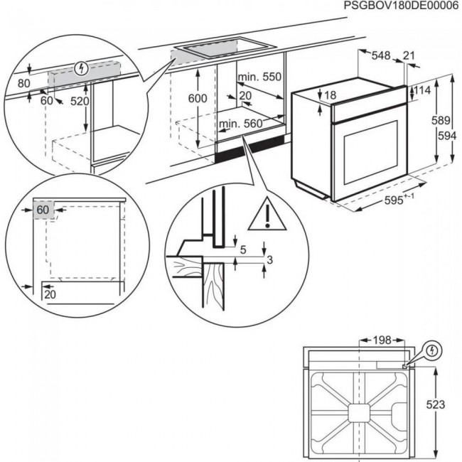 Духовой шкаф Electrolux EOE7P31X