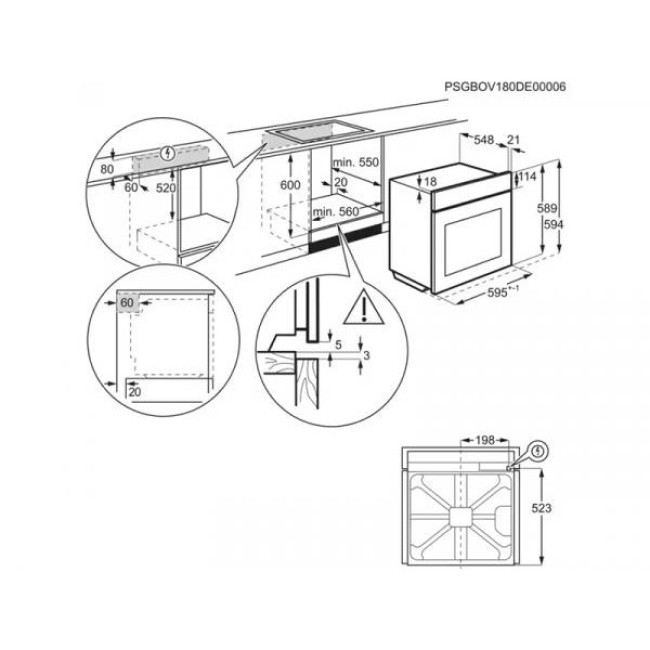 Духовка электрическая Electrolux EOE8P39WV