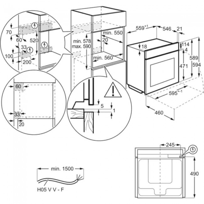 Electrolux EOF5F50BV