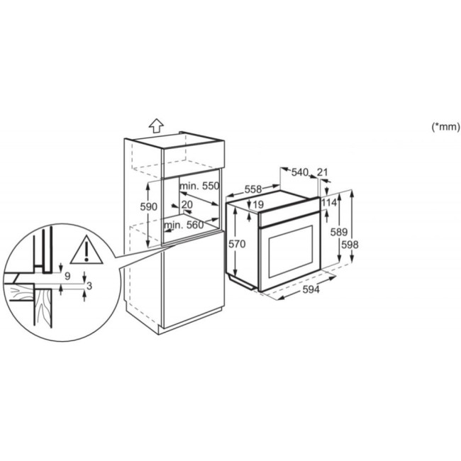 Electrolux EOH4P56BX