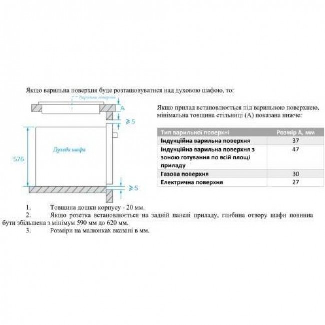 Духова шафа Interline FZ 584 MCH BA