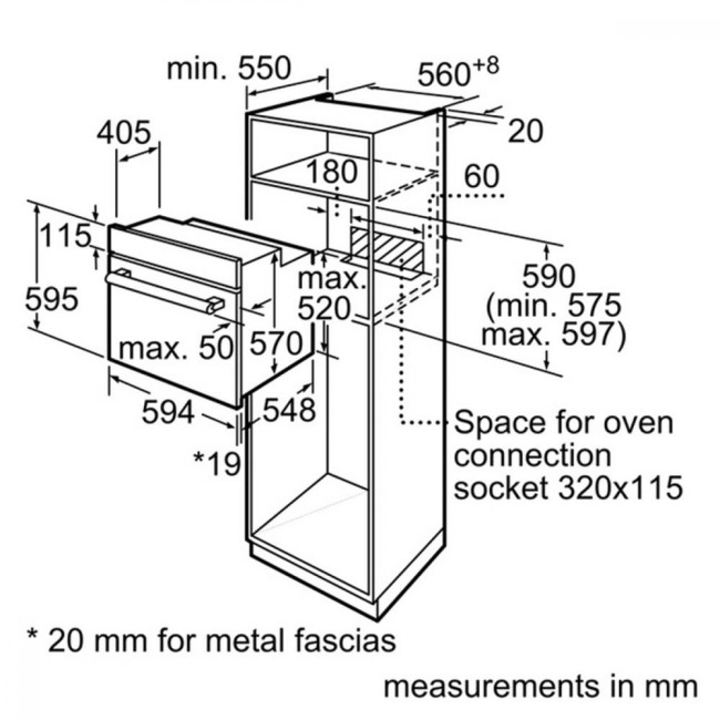 Духовка электрическая Bosch HBJ558YB3Q