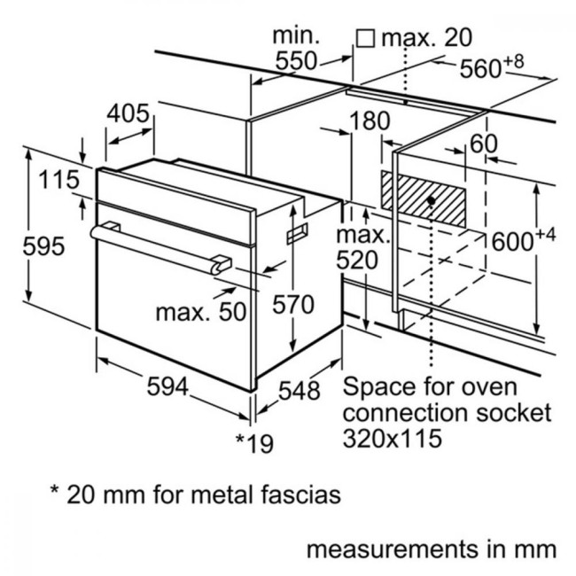 Духовка электрическая Bosch HBJ558YB3Q