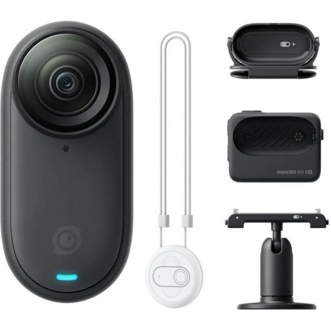 Экшн-камера Insta360 GO 3S 4K Standard Bundle 128GB Black (CINSAATA_GO3S13)