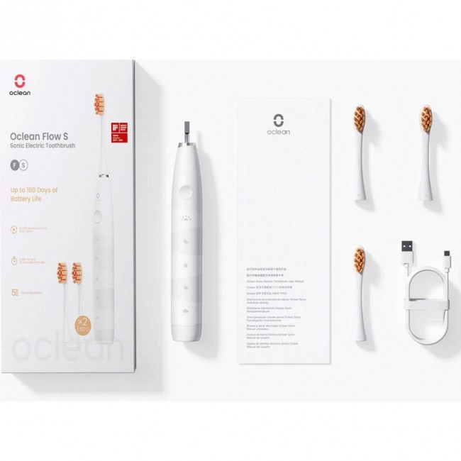 Oclean Flow S Sonic Electric Toothbrush White (6970810552959)