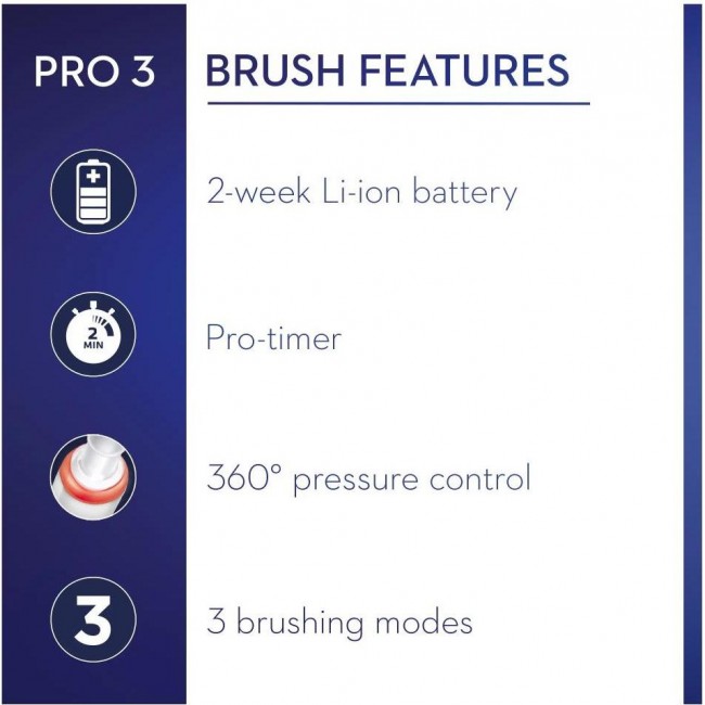 Oral-B Pro3 3500 D505.513.3X WT Gift Edition