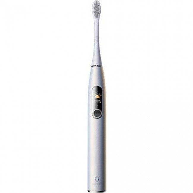 Oclean X Pro Digital Electric Toothbrush Glamour Silver (6970810552560)