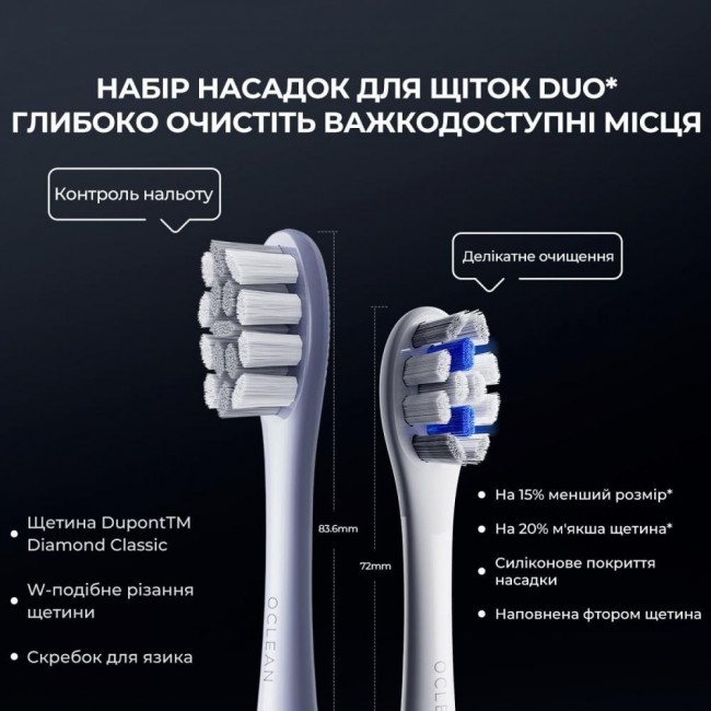 Oclean X Pro Digital Set Electric Toothbrush Glamour Silver (6970810552584)