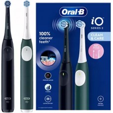 Oral-B iO Series 2 DUO Night Black + Forest Green iOS2d.2ZZ9.0