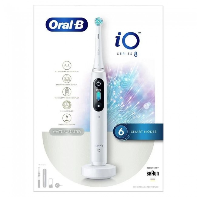 Oral-B iO Series 8 iOM8.1A1.1BD White Alabaster