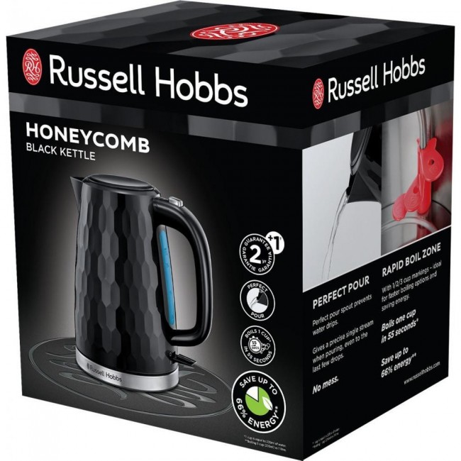 Russell Hobbs Honeycomb Black 26051-70