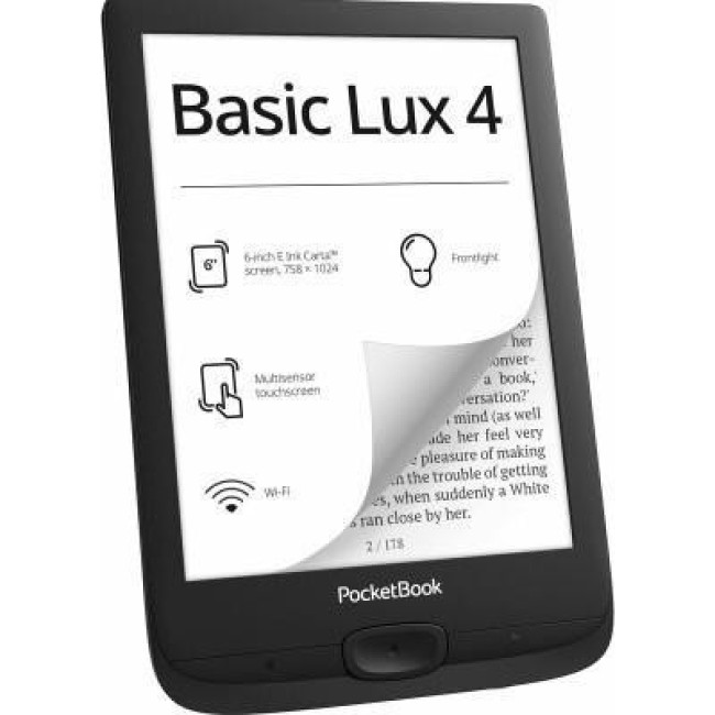 PocketBook 618 Basic Lux 4, Black (PB618-P-CIS)