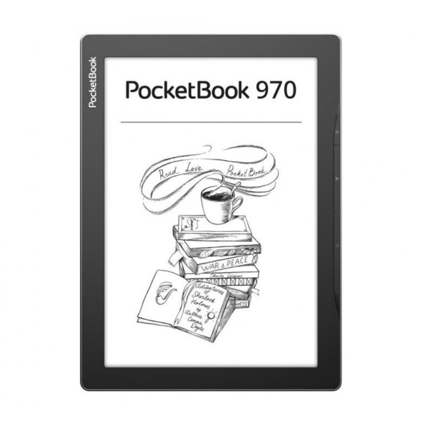 PocketBook 970 Mist Grey (PB970-M-CIS) - практичный электронный аппарат для чтения в сером цвете