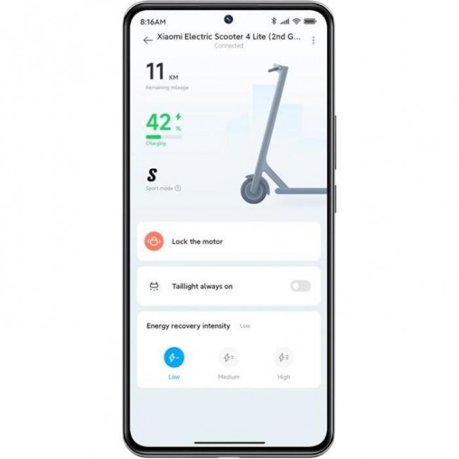 Электрический самокат, Xiaomi Mi Electric Scooter 4 Lite Gen2 Black.