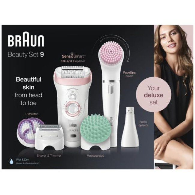 Эпилятор Braun Silk-epil 9 SkinSpa SensoSmart SES 9/995 BS