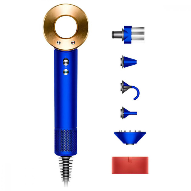 Фен Dyson HD07 Supersonic Blue/Gold (389910-01)