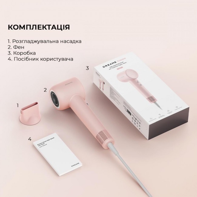 Dreame Hair Dryer Gleam Pink (AHD12A-PK)