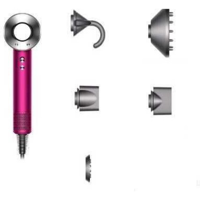 Фен Dyson Supersonic HD08 Fuchsia/Nickel (390286-01)