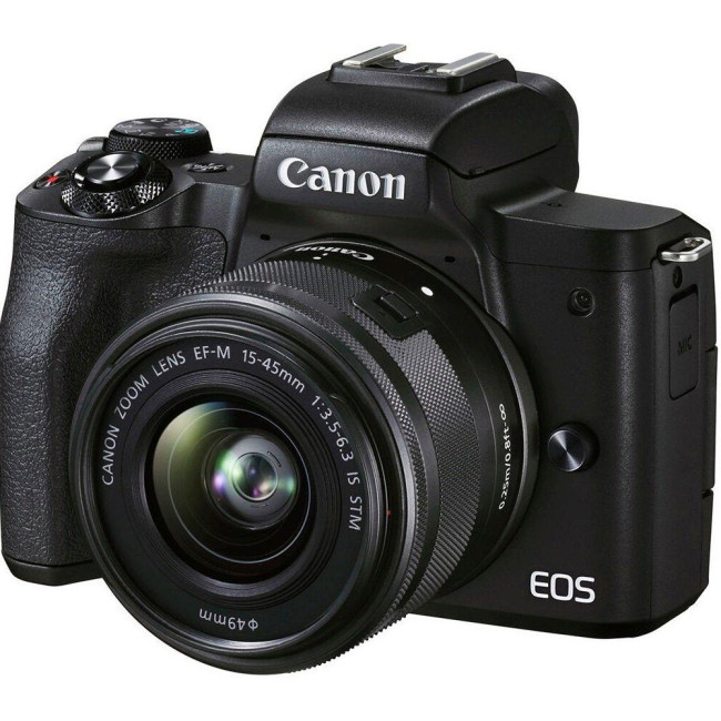 Фотокамера Canon EOS M50 Mark II kit (15-45mm) IS STM Black (4728C043)