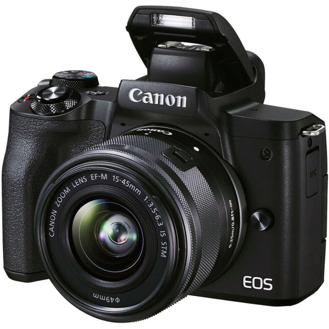 Фотокамера Canon EOS M50 Mark II kit (15-45mm) IS STM Black (4728C043)