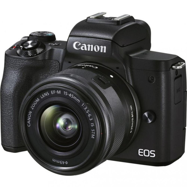 Фотокамера Canon EOS M50 Mark II kit (15-45mm) IS STM Black (4728C043)