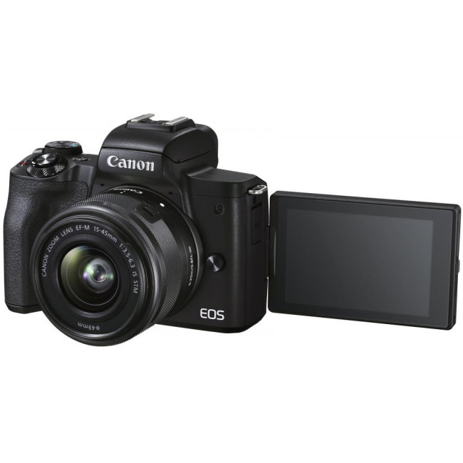 Фотокамера Canon EOS M50 Mark II kit (15-45mm) IS STM Black (4728C043)