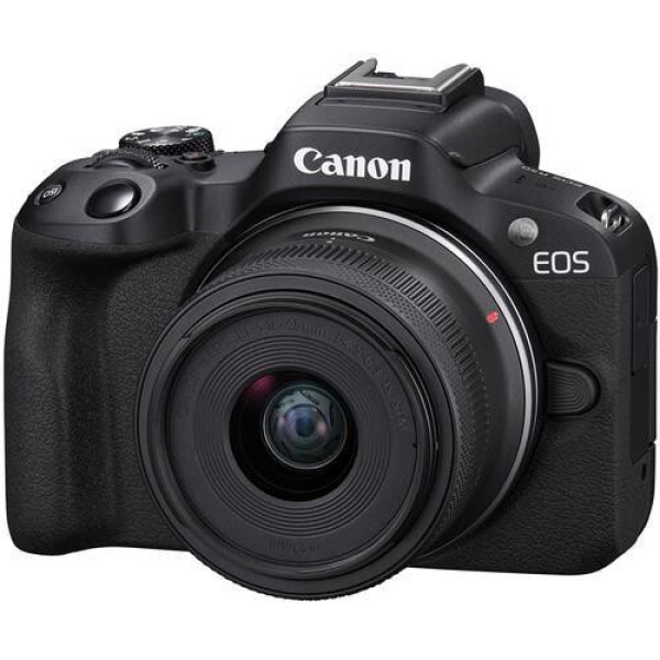 Беззеркальный фотоаппарат Canon EOS R50 kit RF-S 18-45mm IS STM Black (5811C033)