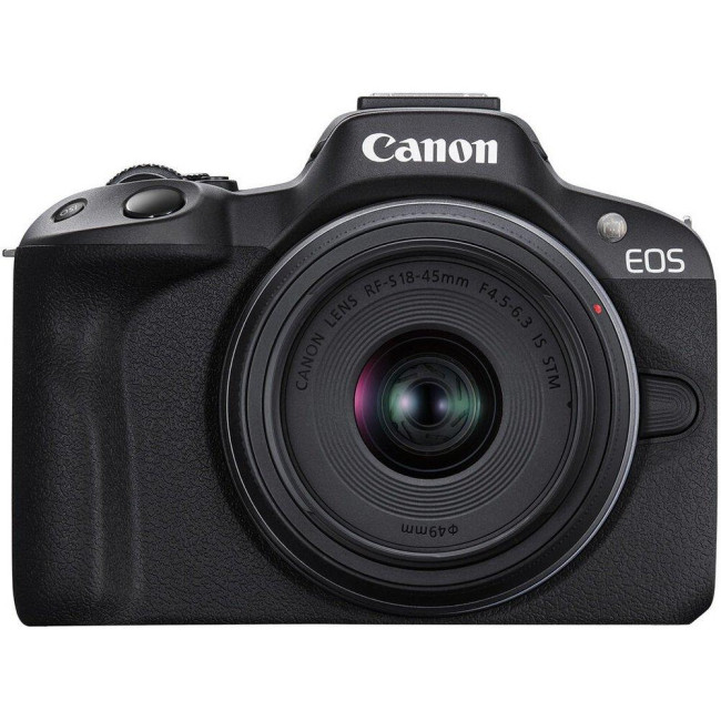 Фотокамера Canon EOS R50 kit RF-S 18-45mm IS STM Black (5811C033)