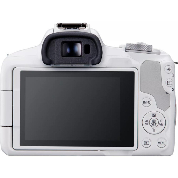 Беззеркальный фотоаппарат Canon EOS R50 kit RF-S 18-45mm IS STM White (5812C030)