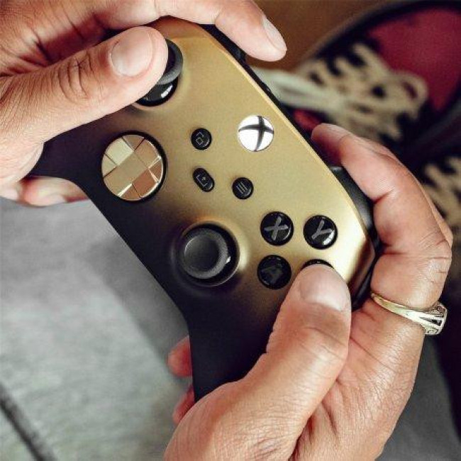 Microsoft Xbox Series X | S Wireless Controller Gold Shadow Special Edition (QAU-00121)
