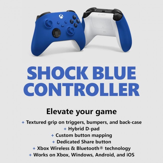 Microsoft Xbox Series X | S Wireless Controller Midnight Blue (QAU-00009)