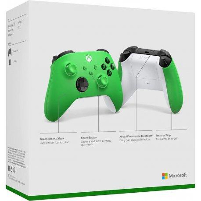 Microsoft Xbox Series X | S Wireless Controller Velocity Green (QAU-00091)
