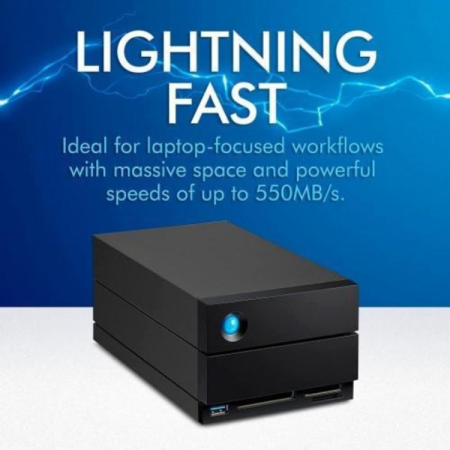 LaCie 2big Dock Thunderbolt 3 48 TB (STLG48000400)