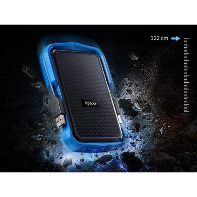 Внешний жесткий диск Apacer AC631 1 TB USB 3.1 Blue (AP1TBAC631U-1)