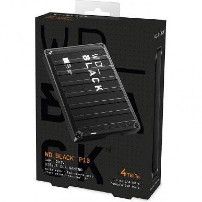 Внешний жесткий диск WD BLACK P10 Game Drive 4 TB (WDBA3A0040BBK-WESN)