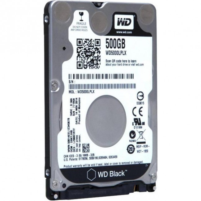 WD Black 2.5" WD5000LPLX