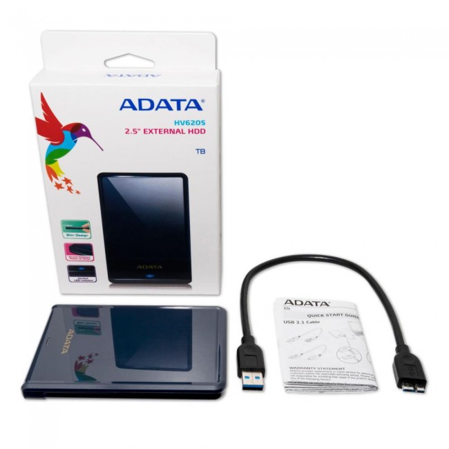 ADATA Classic HV620S 2 TB Blue (AHV620S-2TU31-CBL)